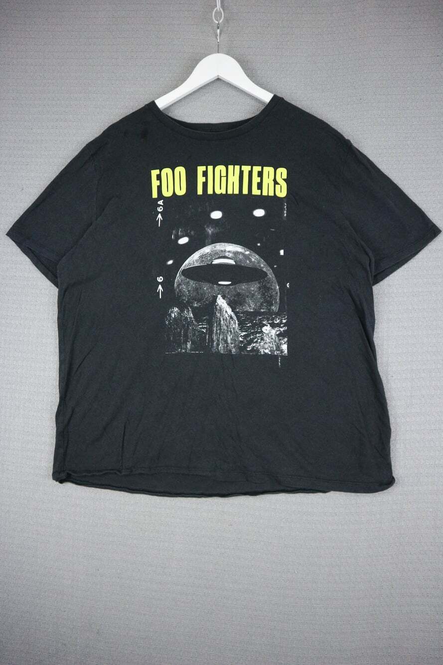 Gap Foo Fighters Band Tee XL Black Graphic Shirt Cotton